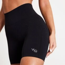 Vanquish Elevate Seamless Black Shorts -Vanquish Fitness Sales 123copy