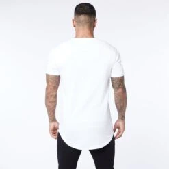Vanquish Core Men's White Short Sleeved T Shirt 6 Vanquish Core Men's White Short Sleeved T Shirt -Vanquish Fitness Sales Core Fitted White 1438