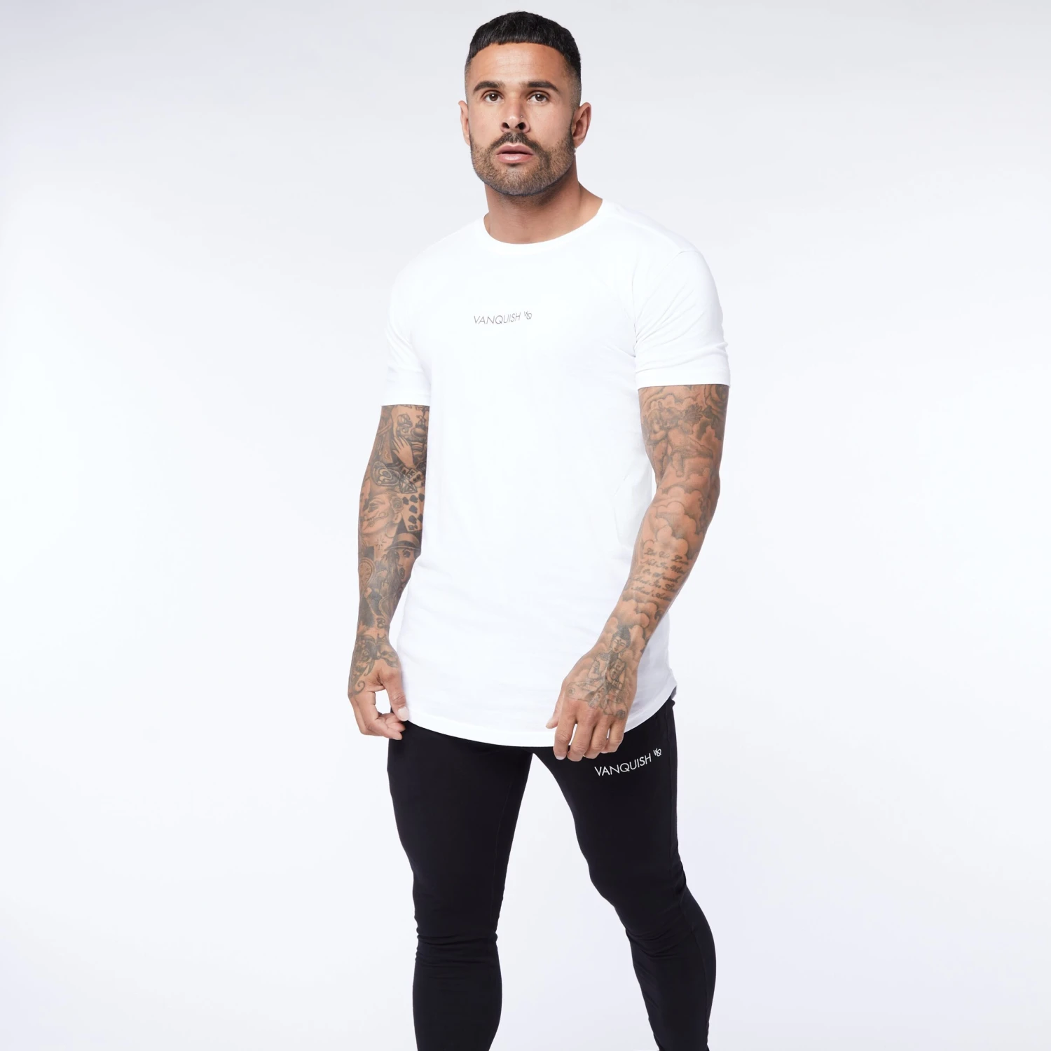 Vanquish Core Men's White Short Sleeved T Shirt 4 Vanquish Core Men's White Short Sleeved T Shirt - Image 4