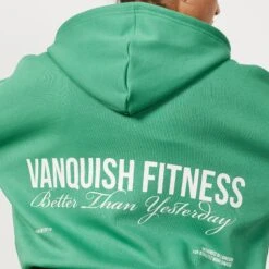 Vanquish Apple Green Rejuvenate Full Zip Oversized Hoodie -Vanquish Fitness Sales Ecomm 597