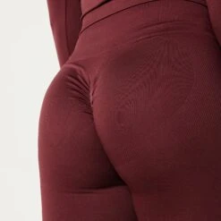 Vanquish Elevate Seamless Petite Burgundy Leggings 10 Vanquish Elevate Seamless Petite Burgundy Leggings -Vanquish Fitness Sales Elevate2 36 1