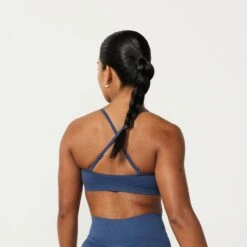Vanquish Elevate Seamless Denim Blue Multiway Low Support Bra -Vanquish Fitness Sales Elevate2 482