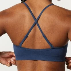 Vanquish Elevate Seamless Denim Blue Multiway Low Support Bra -Vanquish Fitness Sales Elevate2 504