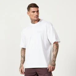 Vanquish Utility White Oversized T Shirt