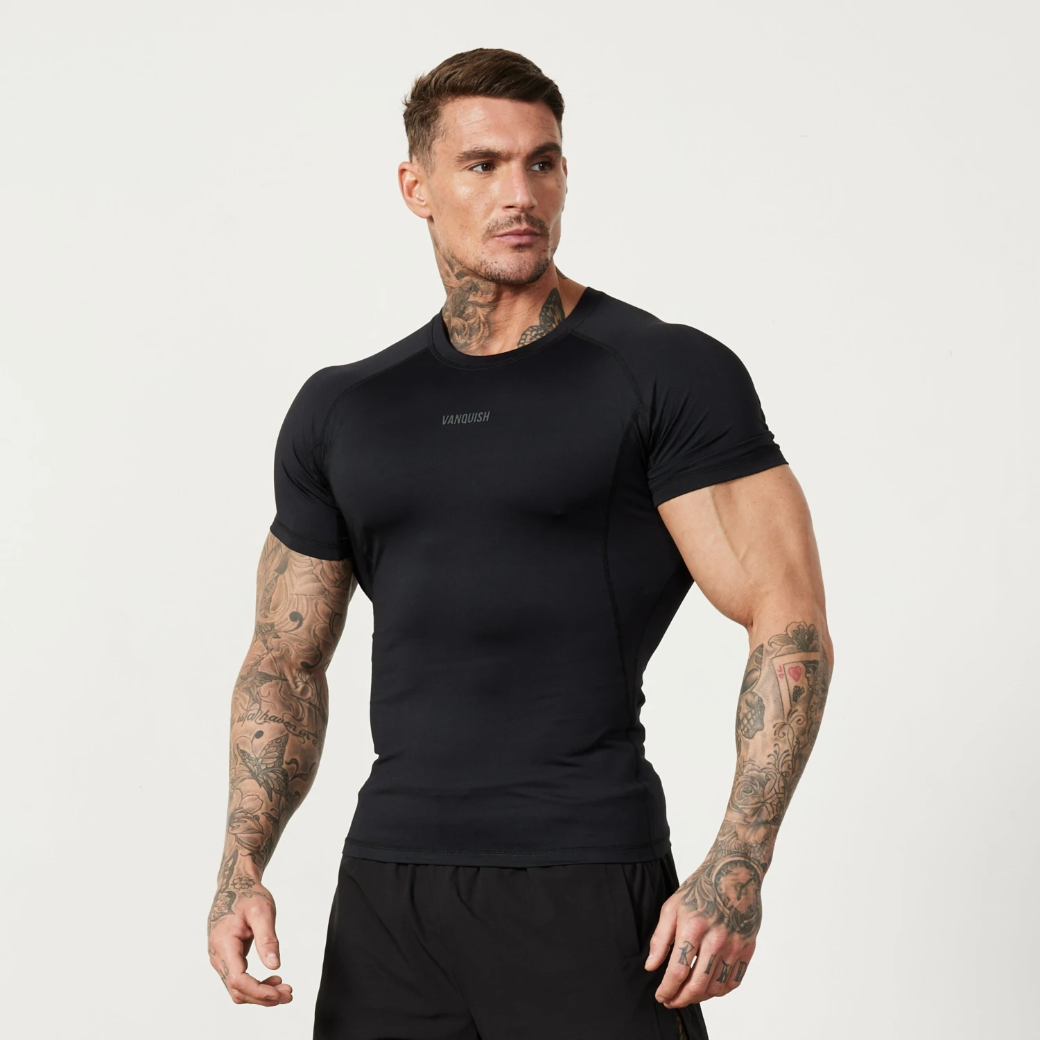 Vanquish Utility Black Short Sleeve Base Layer Top 1 Vanquish Utility Black Short Sleeve Base Layer Top