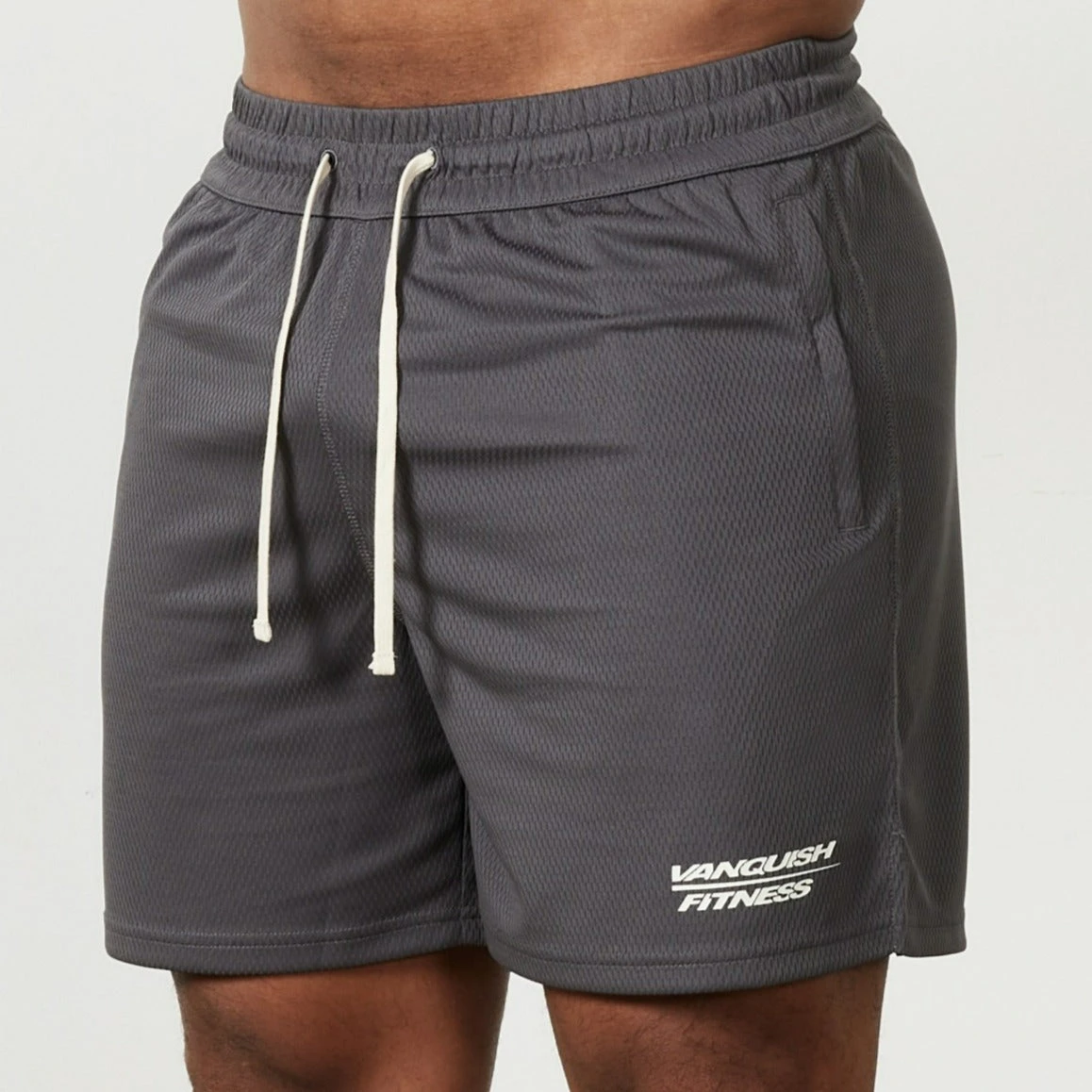 Vanquish Speed Charcoal Grey Mesh Shorts 1 Vanquish Speed Charcoal Grey Mesh Shorts
