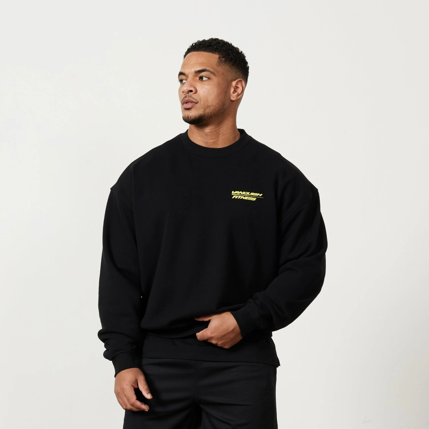 Vanquish Speed Black Oversized Sweater 1 Vanquish Speed Black Oversized Sweater