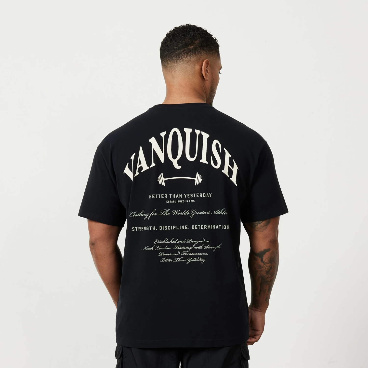 Vanquish TSP Black Barbell Oversized T Shirt 1 Vanquish TSP Black Barbell Oversized T Shirt