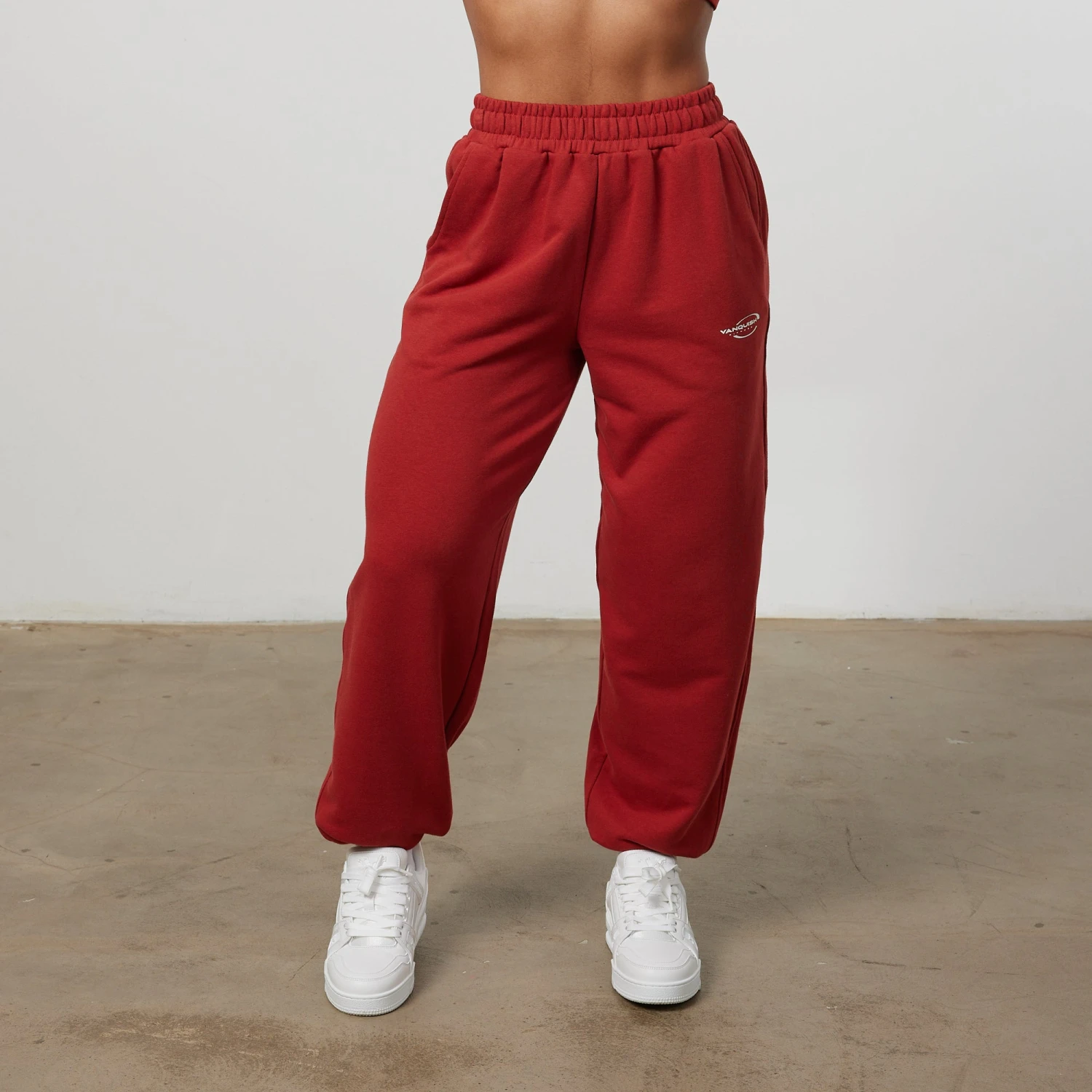 Vanquish Enhance Chilli Red Oversized Sweatpants 1 Vanquish Enhance Chilli Red Oversized Sweatpants