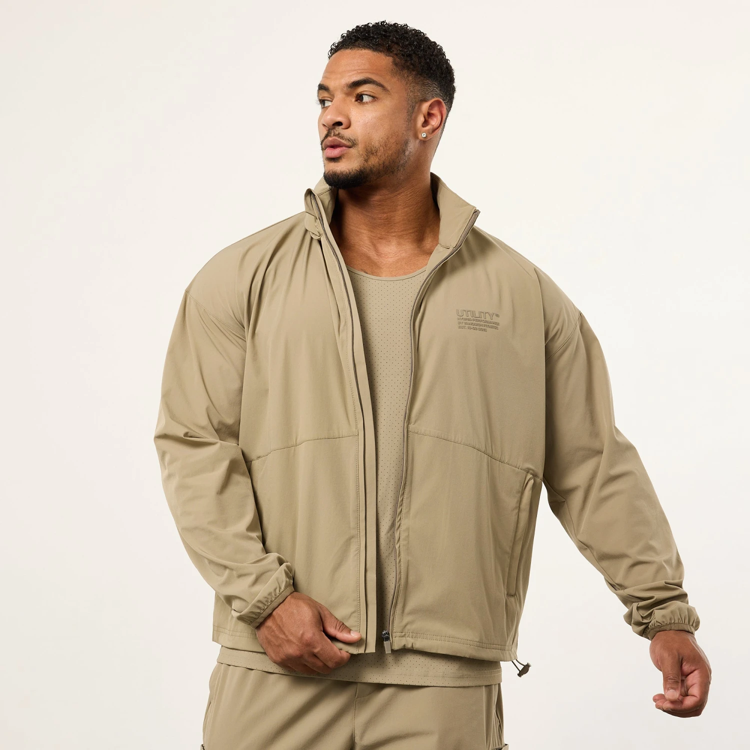 Vanquish Utility Stone Oversized Track Jacket 1 Vanquish Utility Stone Oversized Track Jacket