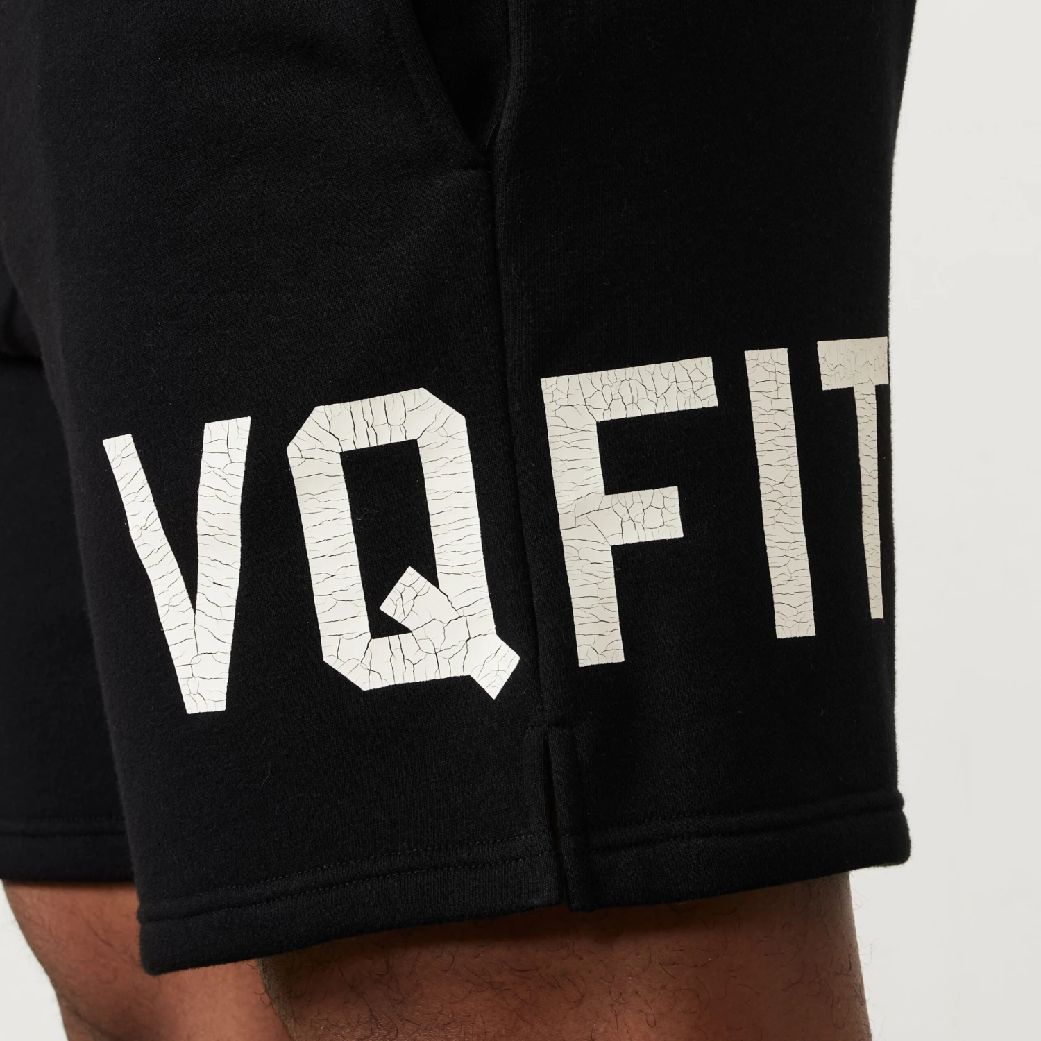 Vanquish VQFIT Distressed Print Black Shorts 2 Vanquish VQFIT Distressed Print Black Shorts - Image 2