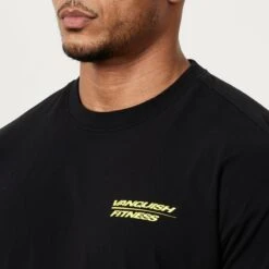 Vanquish Speed Black Oversized T Shirt 7 Vanquish Speed Black Oversized T Shirt -Vanquish Fitness Sales MensSpeedPrint 1162