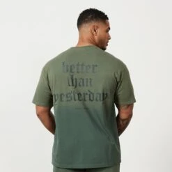Vanquish Sun-faded Green Oversized T Shirt 9 Vanquish Sun-faded Green Oversized T Shirt -Vanquish Fitness Sales MensSunBleached 529