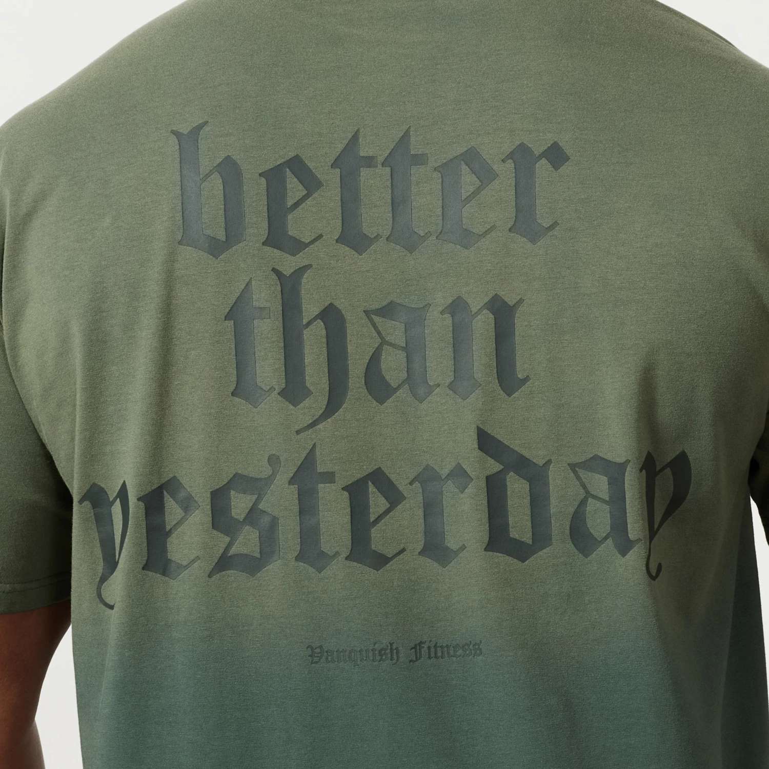 Vanquish Sun-faded Green Oversized T Shirt 2 Vanquish Sun-faded Green Oversized T Shirt - Image 2
