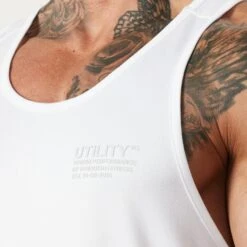 Vanquish Utility White Tank -Vanquish Fitness Sales MensUtility 854