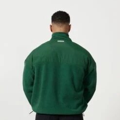 Vanquish Forest Green Tech Polar Fleece -Vanquish Fitness Sales MensWoven 428