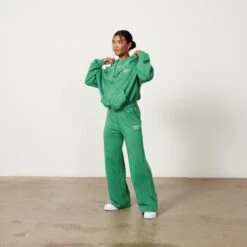Vanquish Apple Green Rejuvenate Wide Leg Oversized Sweatpants -Vanquish Fitness Sales Rejuvenate 1588R 1