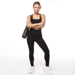 Vanquish Ribbed Black Seamless Leggings -Vanquish Fitness Sales SEAMLESSRIBBEDBLACKL 1694 0530 Edit