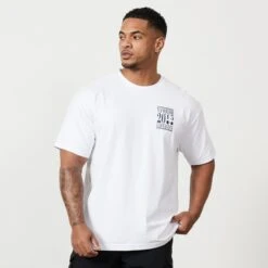 Vanquish TSP White Muscle Oversized T Shirt -Vanquish Fitness Sales TSP 99
