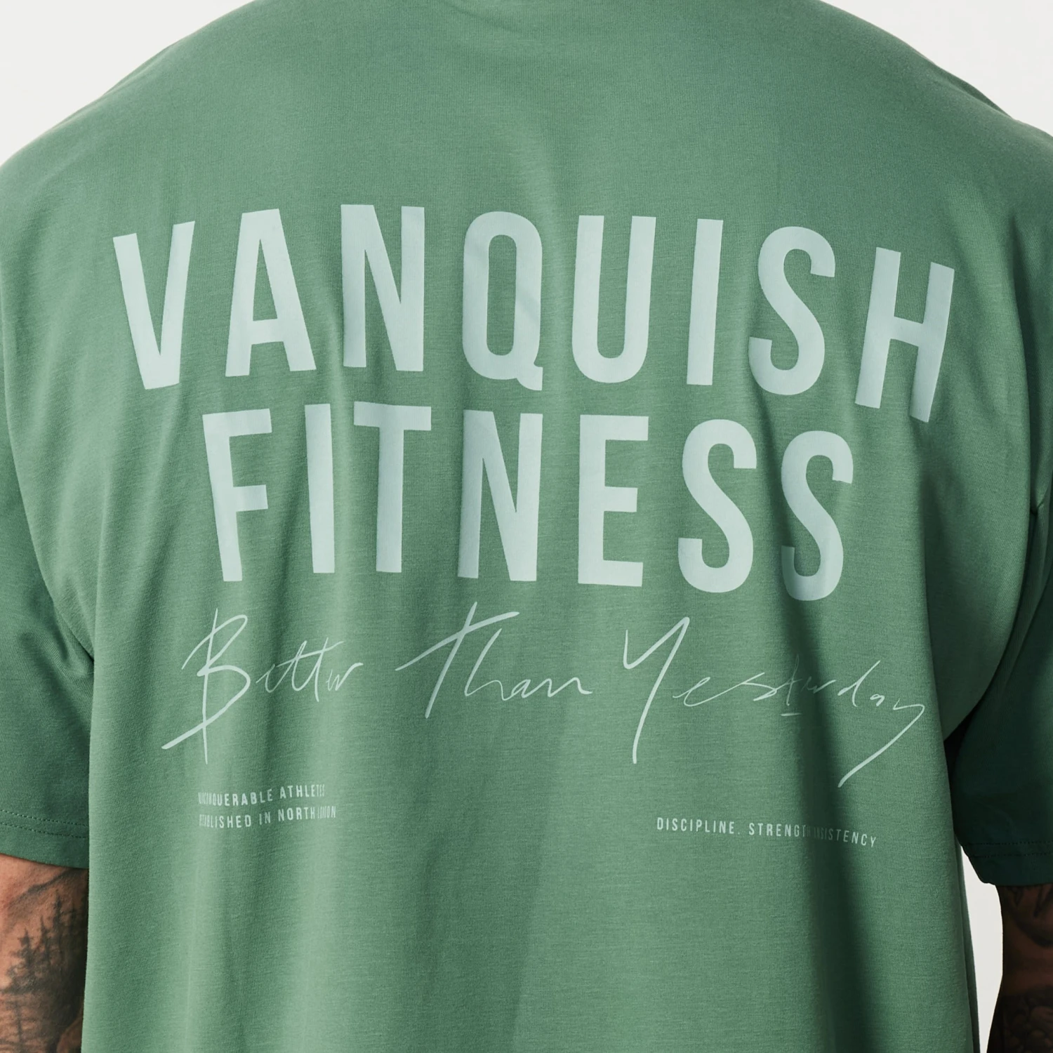 Vanquish TSP Fern Green Consistency Oversized T Shirt 4 Vanquish TSP Fern Green Consistency Oversized T Shirt - Image 4