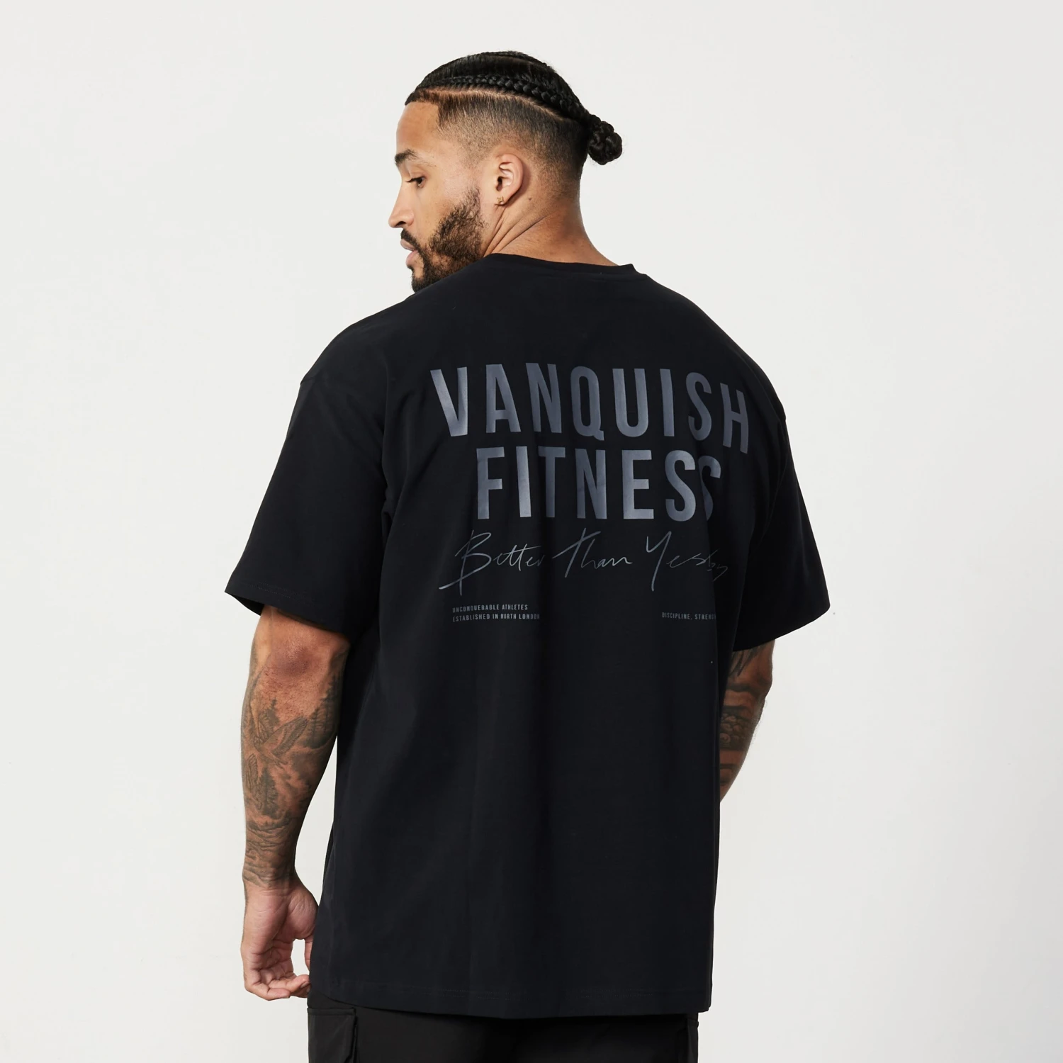 Vanquish TSP Black Consistency Oversized T Shirt 2 Vanquish TSP Black Consistency Oversized T Shirt - Image 2