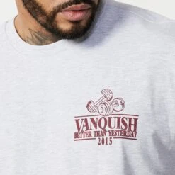Vanquish TSP Light Grey Western Oversized T Shirt -Vanquish Fitness Sales TSP14 230