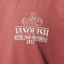 Vanquish TSP Chalk Red Western Oversized T Shirt -Vanquish Fitness Sales TSP14 93
