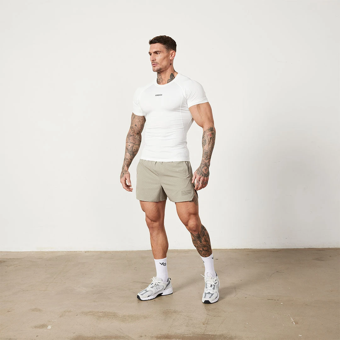 Vanquish Utility White Short Sleeve Base Layer Top 5 Vanquish Utility White Short Sleeve Base Layer Top - Image 5