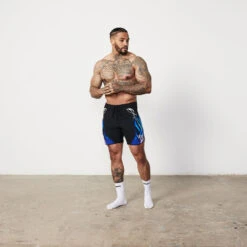 VQ Black And Blue Jeremy Buendia Men's Physique Board Shorts -Vanquish Fitness Sales Untitled 1 0001 Jeremy 42