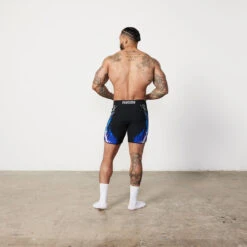 VQ Black And Blue Jeremy Buendia Men's Physique Board Shorts -Vanquish Fitness Sales Untitled 1 0002 Jeremy 58