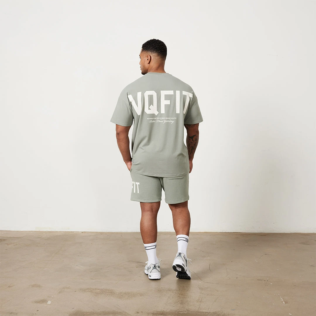 Vanquish VQFIT Distressed Desert Sage Oversized T Shirt 6 Vanquish VQFIT Distressed Desert Sage Oversized T Shirt - Image 6