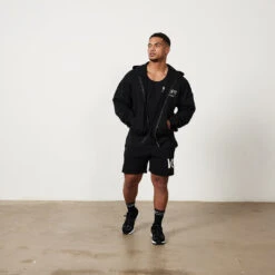 Vanquish VQFIT Distressed Print Black Full Zip Oversized Hoodie -Vanquish Fitness Sales Untitled 1 0004 MensCrackedPrint 1686