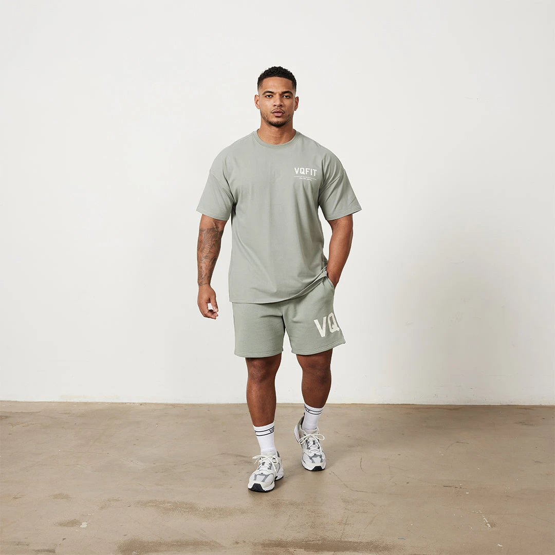 Vanquish VQFIT Distressed Desert Sage Oversized T Shirt 5 Vanquish VQFIT Distressed Desert Sage Oversized T Shirt - Image 5