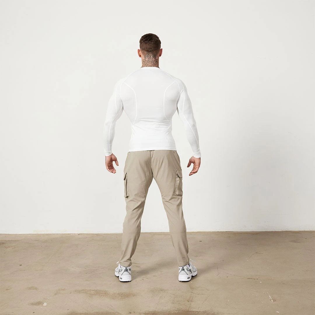 Vanquish Utility White Long Sleeve Base Layer Top 3 Vanquish Utility White Long Sleeve Base Layer Top - Image 3