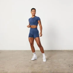 Vanquish Elevate Seamless Denim Blue Shorts -Vanquish Fitness Sales Untitled 1 0013 Elevate2 607