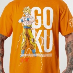 Vanquish DBZ CS Goku Orange Oversized T Shirt 8 Vanquish DBZ CS Goku Orange Oversized T Shirt -Vanquish Fitness Sales VQ TSP16andDBZ104999