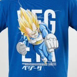 Vanquish DBZ CS Vegeta Royal Blue Oversized T Shirt -Vanquish Fitness Sales VQ TSP16andDBZ105092
