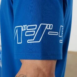 Vanquish DBZ CS Vegeta Royal Blue Oversized T Shirt -Vanquish Fitness Sales VQ TSP16andDBZ105095