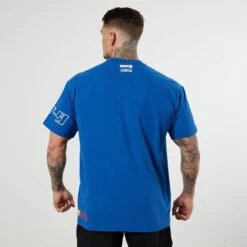 Vanquish DBZ CS Vegeta Royal Blue Oversized T Shirt -Vanquish Fitness Sales VQ TSP16andDBZ105119