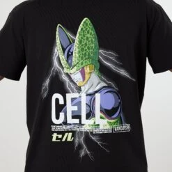 Vanquish DBZ CS Cell Black Oversized T Shirt 8 Vanquish DBZ CS Cell Black Oversized T Shirt -Vanquish Fitness Sales VQ TSP16andDBZ105149