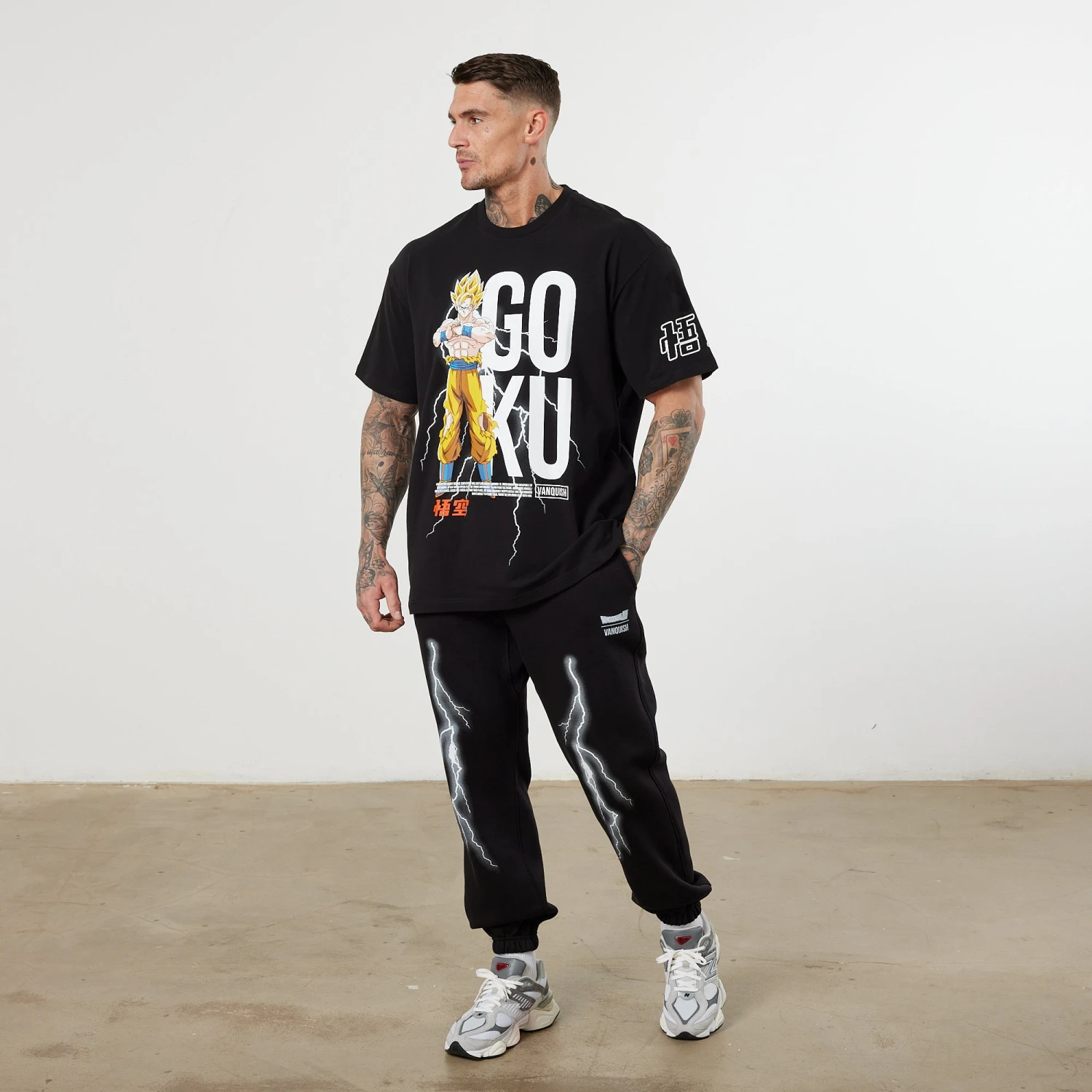Vanquish DBZ CS Goku Black Oversized T Shirt 2 Vanquish DBZ CS Goku Black Oversized T Shirt - Image 2