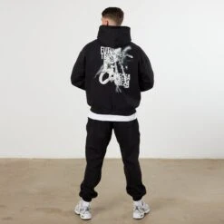 Vanquish DBZ CS Trunks Vs Freiza Black Oversized Pullover Hoodie -Vanquish Fitness Sales VQ TSP16andDBZ105550