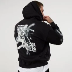 Vanquish DBZ CS Trunks Vs Freiza Black Oversized Pullover Hoodie -Vanquish Fitness Sales VQ TSP16andDBZ105558