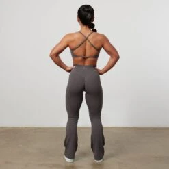 Vanquish Enhance Graphite Grey Backless Bra -Vanquish Fitness Sales VQFit E commerceFeb24100175