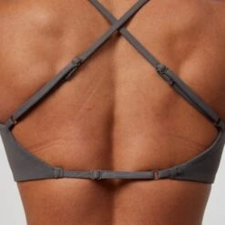Vanquish Enhance Graphite Grey Backless Bra -Vanquish Fitness Sales VQFit E commerceFeb24100200