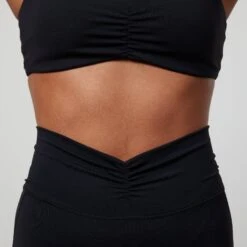 Vanquish Enhance Black Bandeau Bra -Vanquish Fitness Sales VQFit E commerceFeb24100410