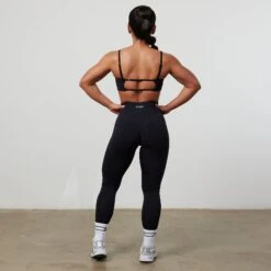 Vanquish Enhance Black Bandeau Bra -Vanquish Fitness Sales VQFit E commerceFeb24100438