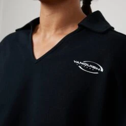 Vanquish Enhance Black Collar Sweatshirt -Vanquish Fitness Sales VQFit E commerceFeb24100718