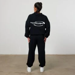 Vanquish Enhance Black Collar Sweatshirt -Vanquish Fitness Sales VQFit E commerceFeb24100727