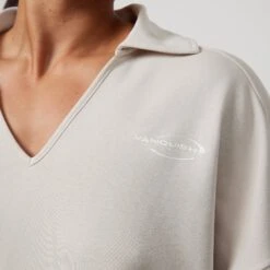 Vanquish Enhance Nude Collar Sweatshirt -Vanquish Fitness Sales VQFit E commerceFeb24101321